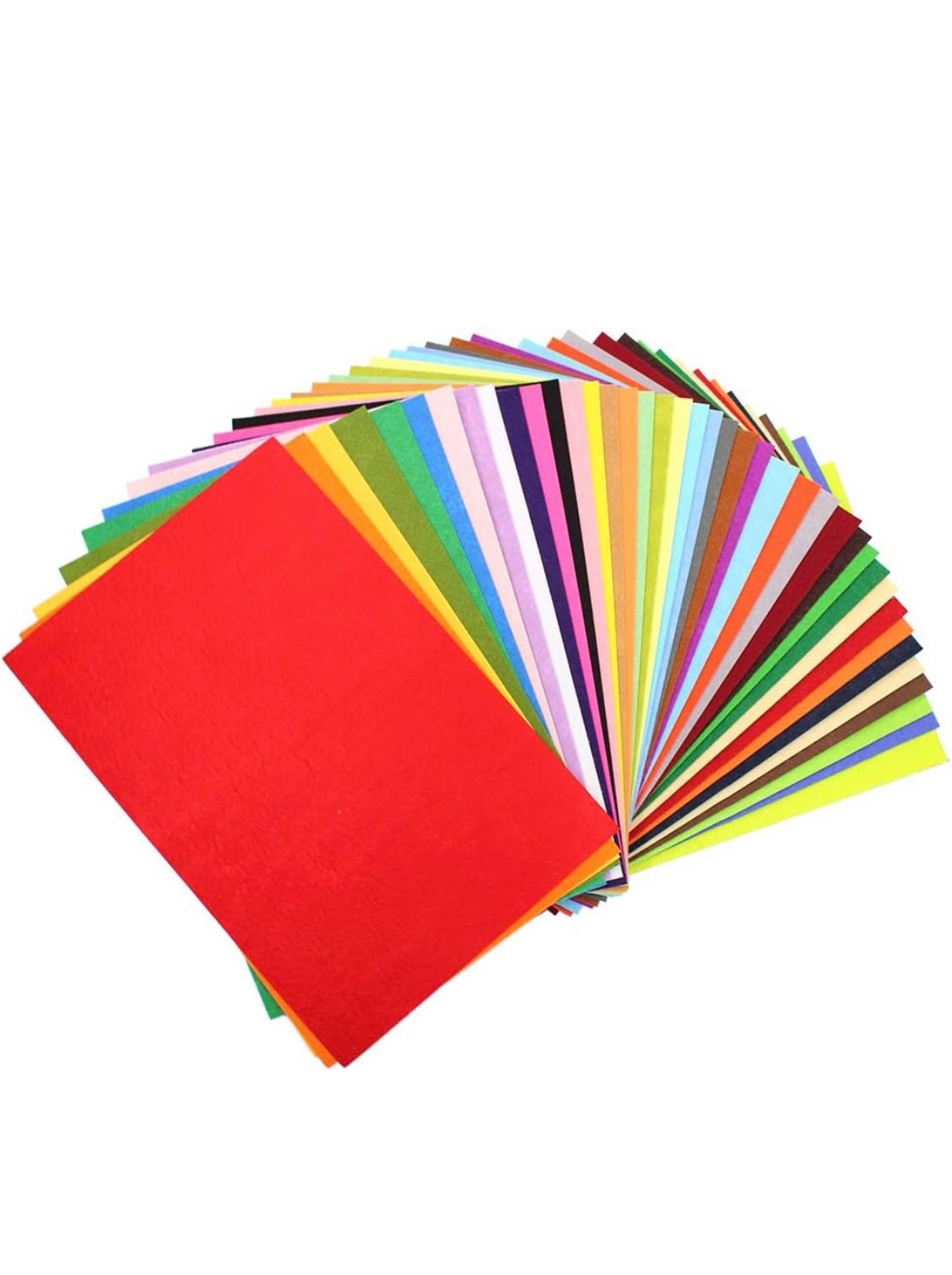 Bulk Buy: Darice DIY Crafts Sticky Back Stiff Felt 54 Sheets Bold Colors 