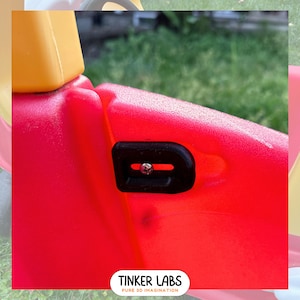 Door Latch Replacement Piece Compatible With Little Tikes Cozy Coupe | Little Tikes Cozy Coupe Accessories | Toddler Gift for Boys and Girls