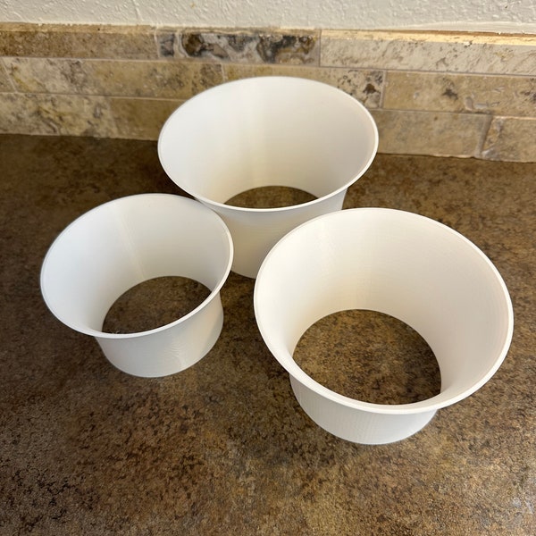 Set of 3 Fire King Compatible Stacking Bowl Display Stands | Vintage Bowl Risers for Stacking Bowls | Bowls NOT Included