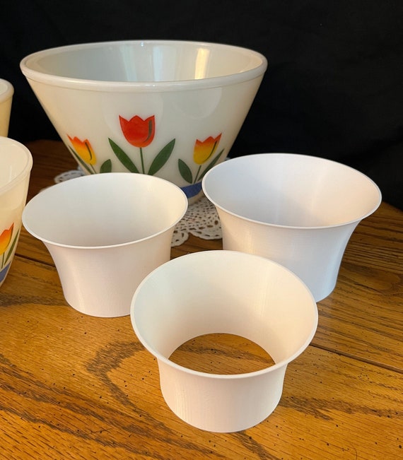 ファイヤーキング　アイボリーチューリップ ミキシングボウル Mサイズ2個セット ファイヤーキング アイボリーチューリップ ミキシングボウル M