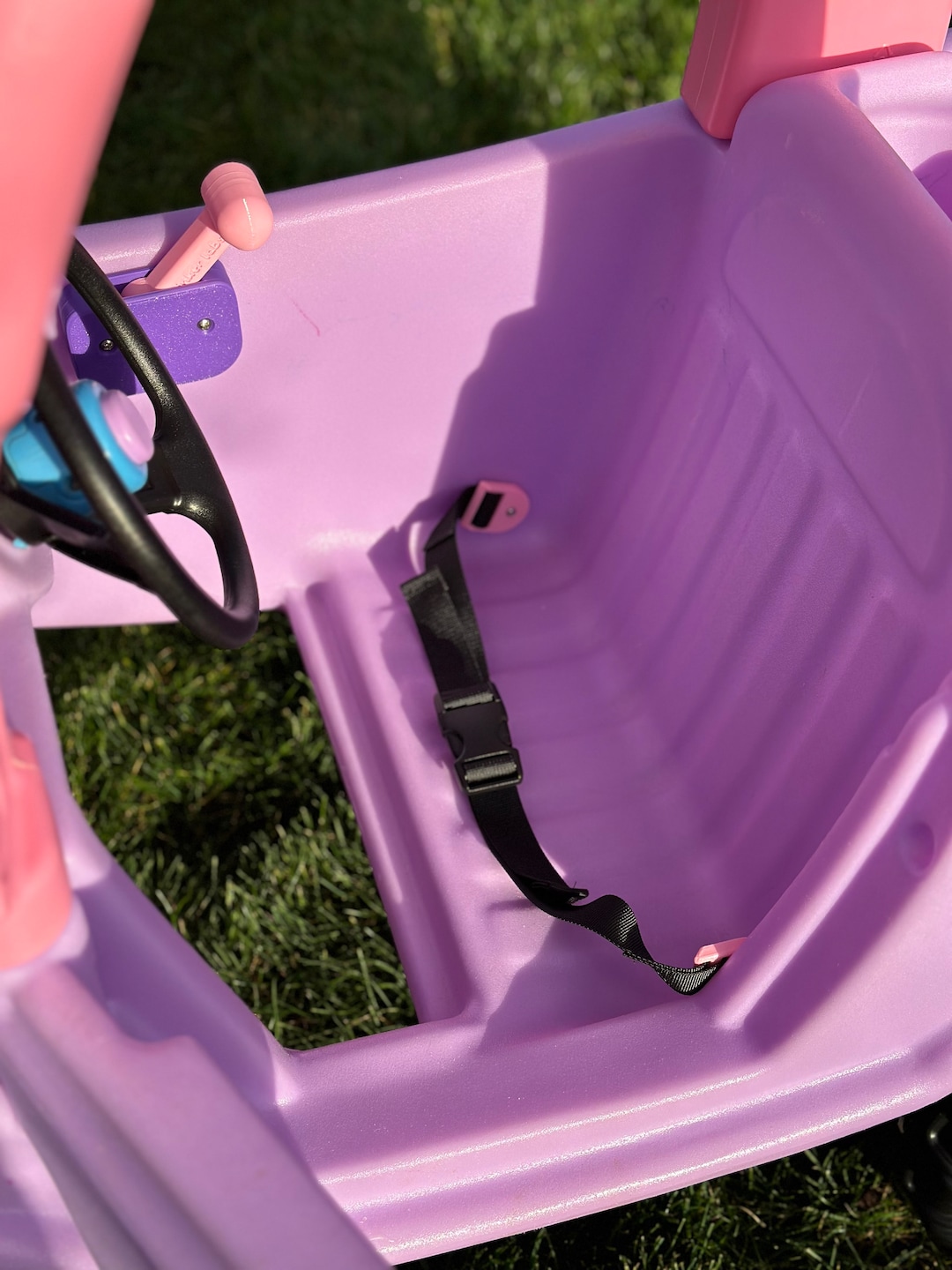 Seat Belt With Buckle for Kids Ride on Car Cozy Coupe