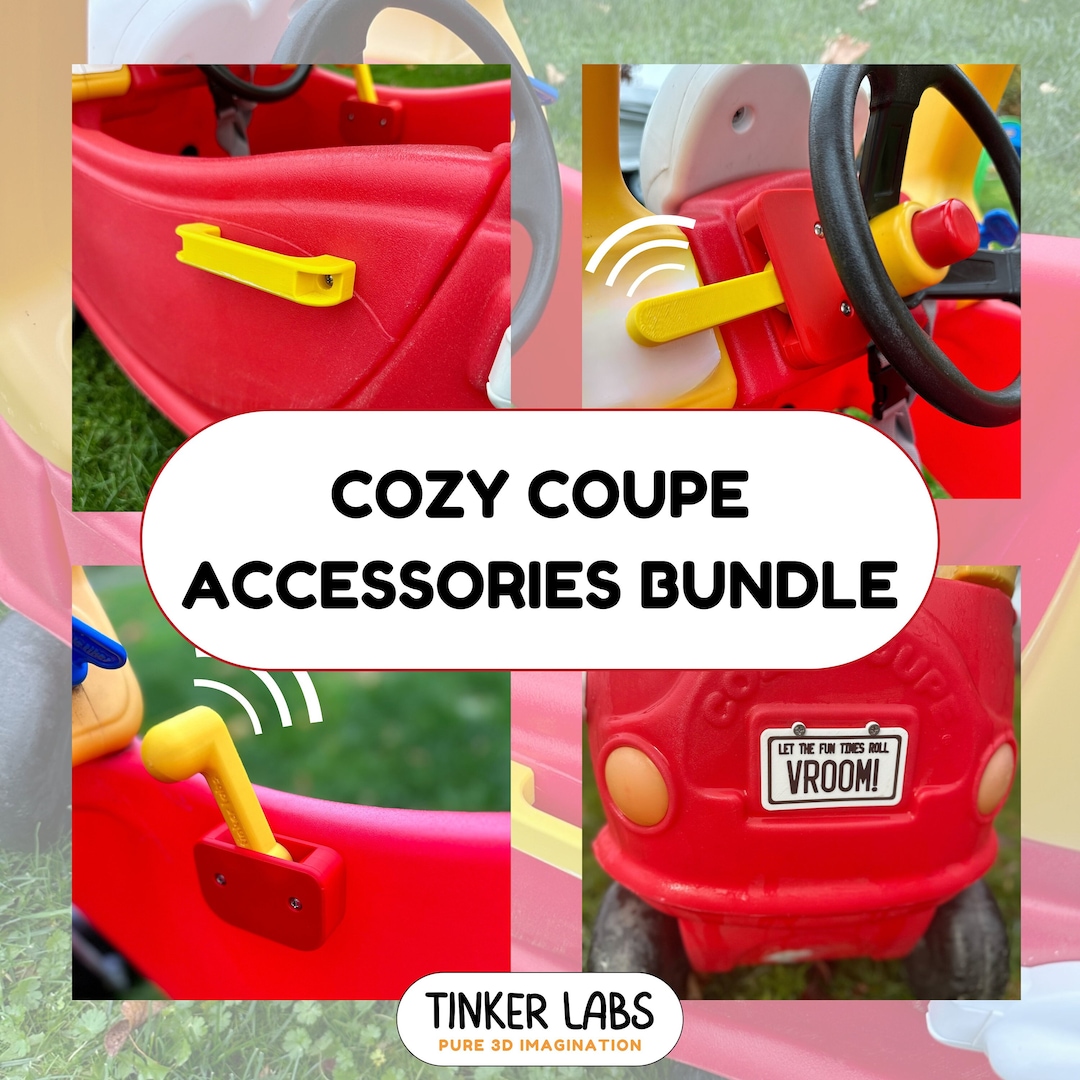 Cozy Coupe Accessories Bundle Compatible Seat Belt Shifter Knob Clicker Turn Signal Door Handle and License Plate All in one Package Etsy
