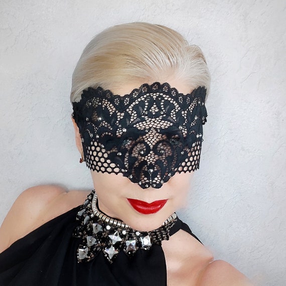 4 Sets Black Lace Eye Mask Fo Women Lady Masqueade