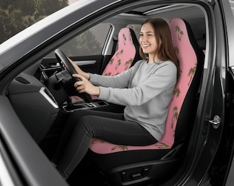 Tropical Palm Tree Car Seat Covers Full Set