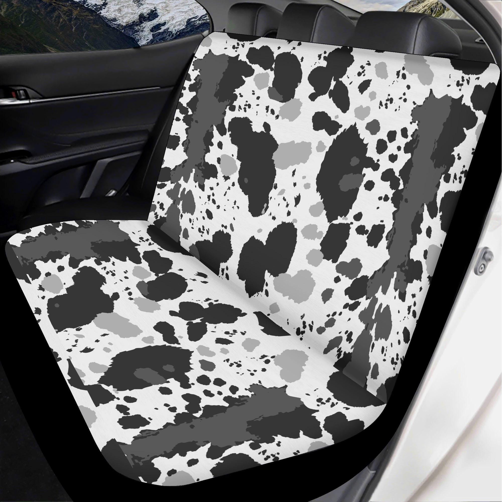 Wanyint Set completo di coprisedili per auto con stampa animalier, set completo per sedili anteriori posteriori auto, protezione per sedili da donna, antiscivolo, lavabile in lavatrice, SUV, camion