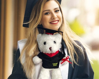 Personalized Custom Graduation Bears Plush Stuffed Animal Bear for Graduation Gift