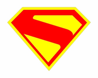 Man - Super - girl vector logo