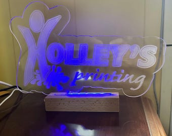 PERSONALIZED LIGHTED SIGNS