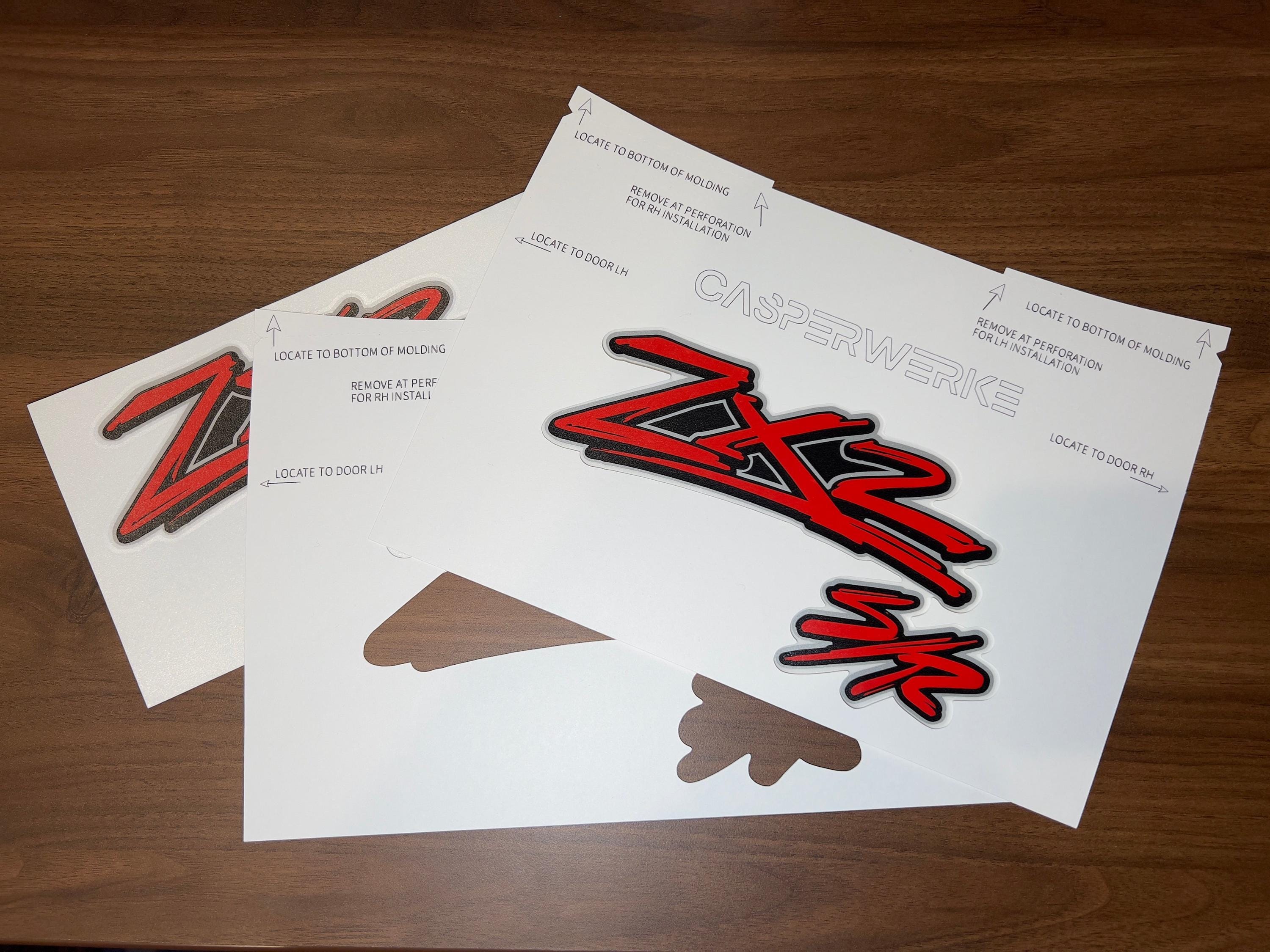 ZX2 S/R Door Decals - Etsy