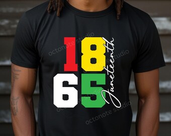 Juneteenth 1865 SVG: Black History Design (Digital Download)