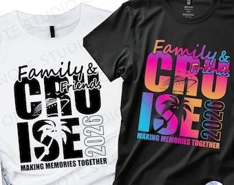 Family Cruise 2026 SVG: Friends Trip Vacation Design (Digital Download)