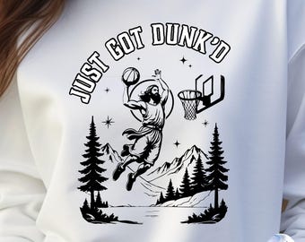 Just Got Dunked Funny Baptism svg png, Baptized Shirt svg for Cricut, Baptism Baby Gift, Baby Christening, Baby Shower Gift png Sublimation