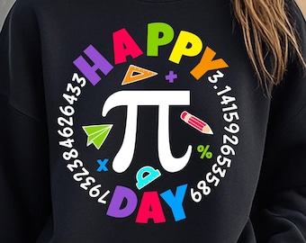 Happy Pi Day SVG, Math Teacher Shirt, Cricut Cut Files (Digital Download)