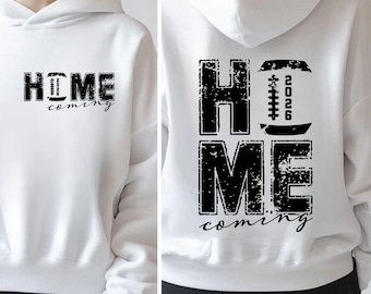 Homecoming 2026 Football Design SVG, Hoco High School Reunion Shirt (Digital Download)