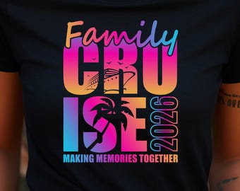 Family Cruise 2026 SVG: Vacation Trip Design (Digital Download)