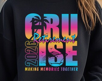 Retirement Cruise SVG: 2026 Cruise Shirt Design (Digital Download)