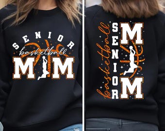 Senior Basketball Mom 2026 Svg, Game Day Mama Shirt Svg (Digital Download)