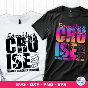 ファミリークルーズ 2025 SVG、クルーズ スクワッド SVG、友達クルーズ旅行 SVG、クルーズ 2025 SVG、クルーズ船 SVG、家族旅行 2025、クルーズ シャツ SVG