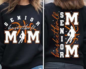 Senior Basketball Mom 2026 Svg, Game Day Mama Shirt Svg (Digital Download)