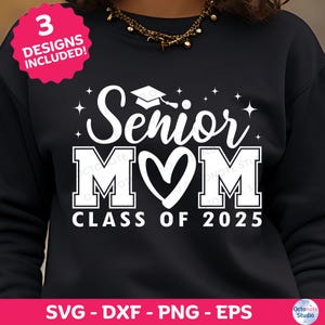 Senior Mom 2025 SVG: Graduation Pride Cut File (Digital Download)