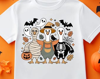 Boo Ghost Goose PNG: Halloween Sublimation Design (Digital Download