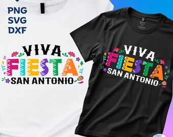 San Antonio Fiesta SVG: Viva Fiesta Squad Design (Digital Download)