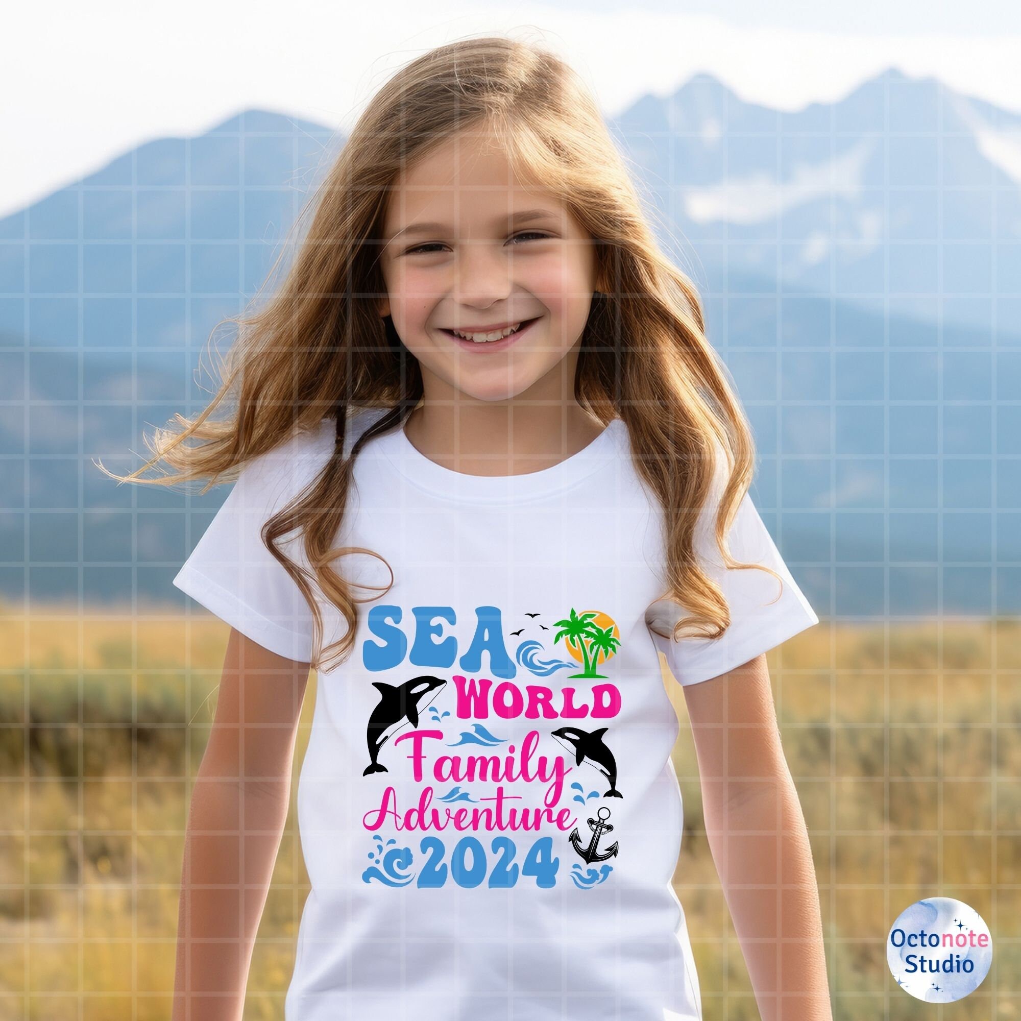 Sea World Family Adventure 2024 Svg Png, Seaworld Adventure Svg, Family
