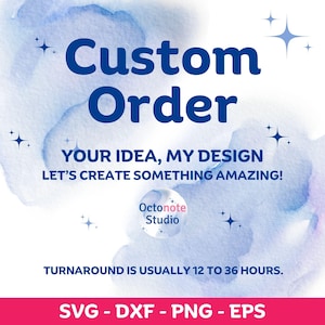 Custom Graphic Design Service: Personalized PNG, SVG (Digital Download 1-3 Days)
