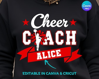 Cheer Coach SVG and PNG, Cheer Era Shirt Design, Cheerleader Mom Sublimation