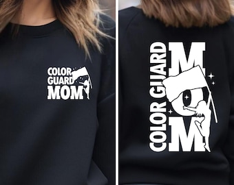 Color Guard Mom SVG PNG: Marching Band Shirt Design (Digital File)