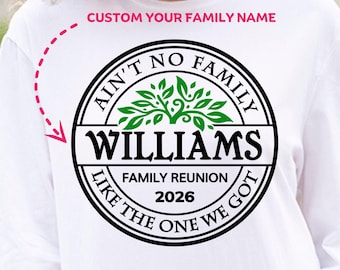 Reunión familiar SVG: No hay familia como la nuestra (Descarga digital)