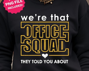 Front Office Squad SVG: Zabawny projekt koszulki dla współpracowników (pobranie cyfrowe)