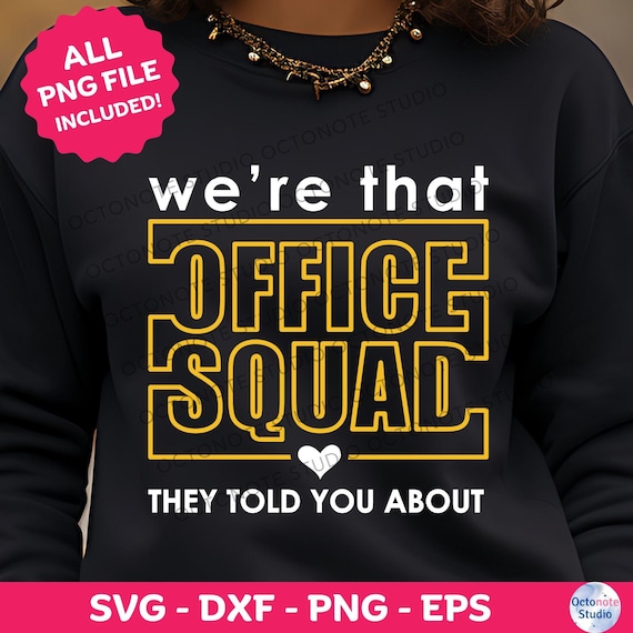 Front Office Squad SVG: Funny Coworker Shirt Design (Digital Download)