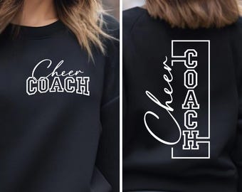 Cheer Coach Shirt SVG PNG Bundle - Sports & Cheerleader Life Digital Files