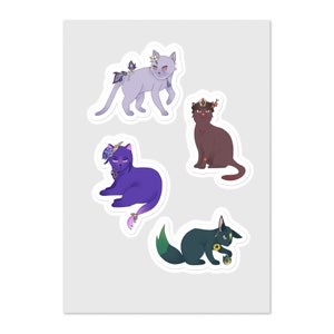 Genshin Cats Sticker Sheet