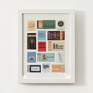 Providence, RI Matchbox Print; Rhode Island Wall Art Poster