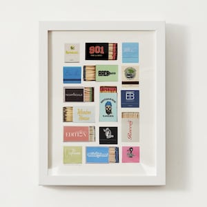 Los Angeles, California Matchbox Print; USC, University of Southern California Wall Art Poster