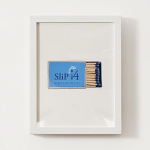 Slip 14 Nantucket, MA Matchbox Print; Massachusetts Wall Art Poster