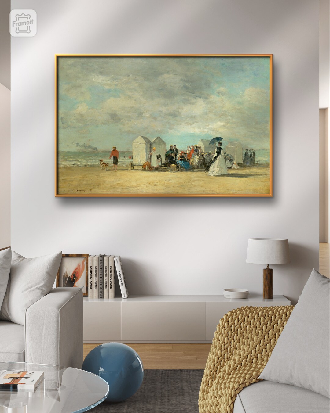 Ultra High Quality Printable Beach Scene Painting - Etsy