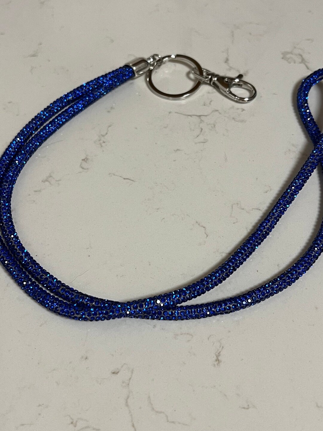 thumbnail image 2 of Doliphine Bling Rhinestone Lanyard & Vertical ID Badge Holder – Multicolor – Women's 2 of 3