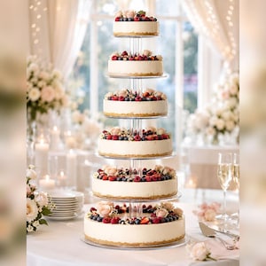 Plexiglass Cake Stand (2 to 6 Stands)