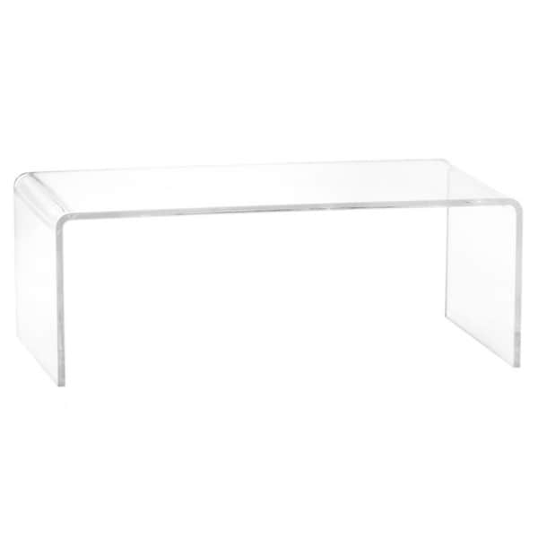 Table en plexiglas transparent brillant