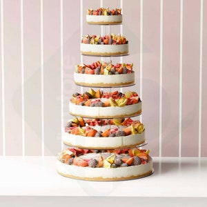 Soporte para pasteles de plexiglás (de 2 a 6 soportes)