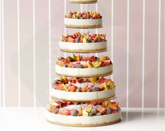 Cupola Per Torta In Vetro 26x26x17.5cm - Display Per Dolci, Panetteria E Dessert - Foto 4