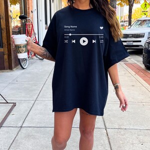 Comfort Colors® Custom Artist Name Shirt, Custom Song Shirt, Custom Concert Shirt, Song Name Shirt, Favorite Artist Shirt, Music Lover Gift