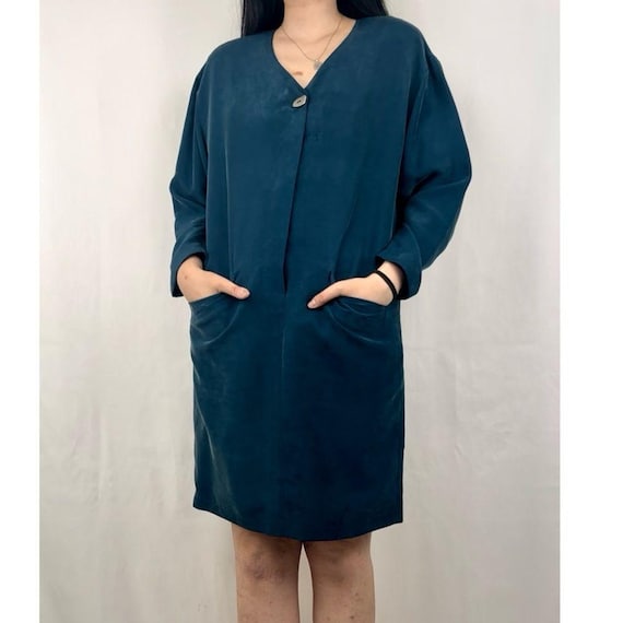 jones new york shirt dress Jones Black Multi / L