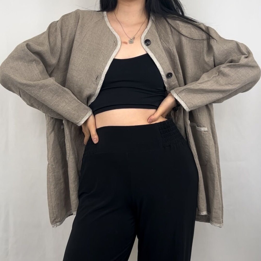 ANTIQUE VINTAGE FABRIC JACKET LIRU