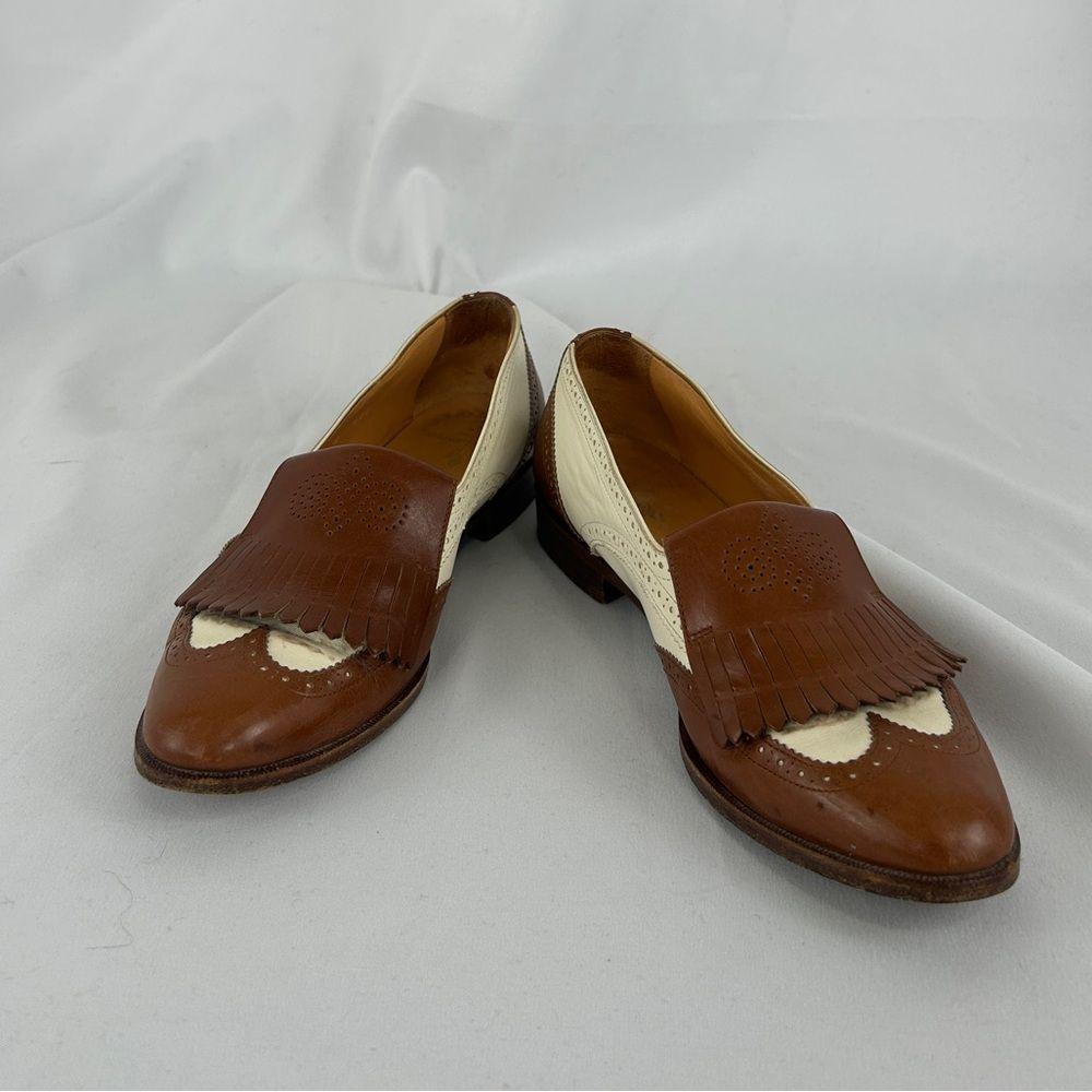 Ralph Lauren Handmade In England Vintage Brown Suede Slipper Shoes Size Medium Ralph Lauren Womens Slippers - Etsy main image 4