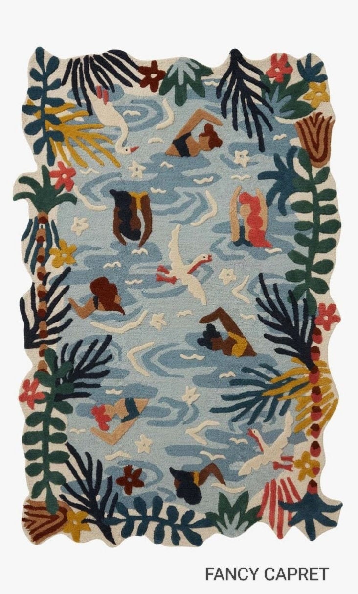 Melting Design Handmade-tufted Rugs 100% Fine Wool Handmade Area Rug ...