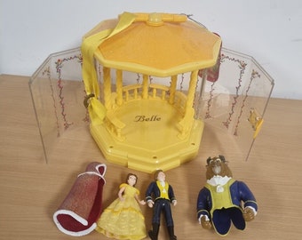 Disney beauty & the beast playset in case